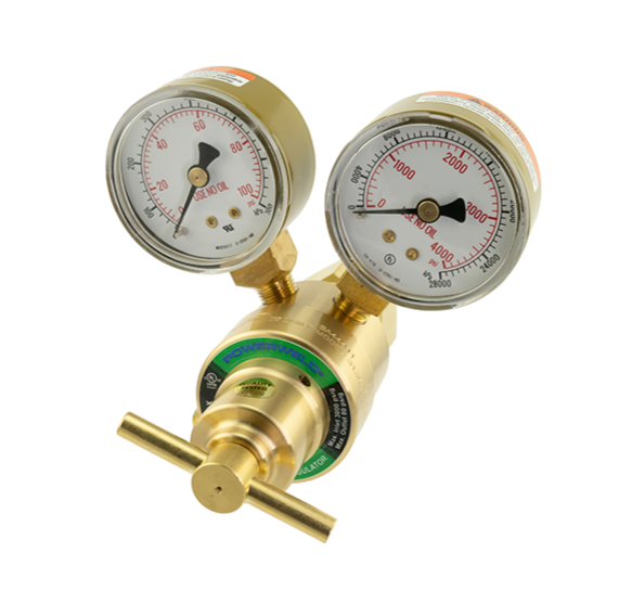 Small Oxygen Regulator - Rear Inlet