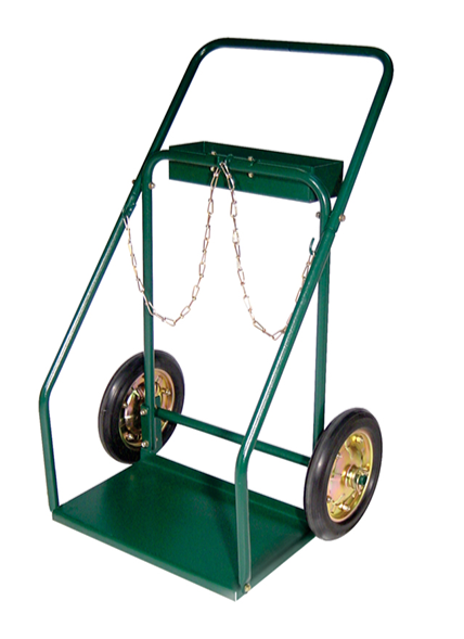 Dual Cylinder Cart with Tray for Medium Cylinders