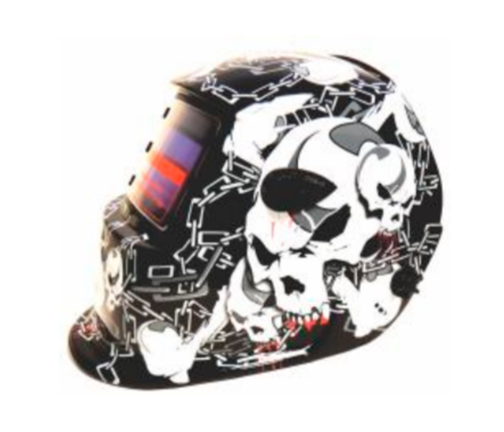 Welding Helmet ADF PRO Wide View Skull Chain